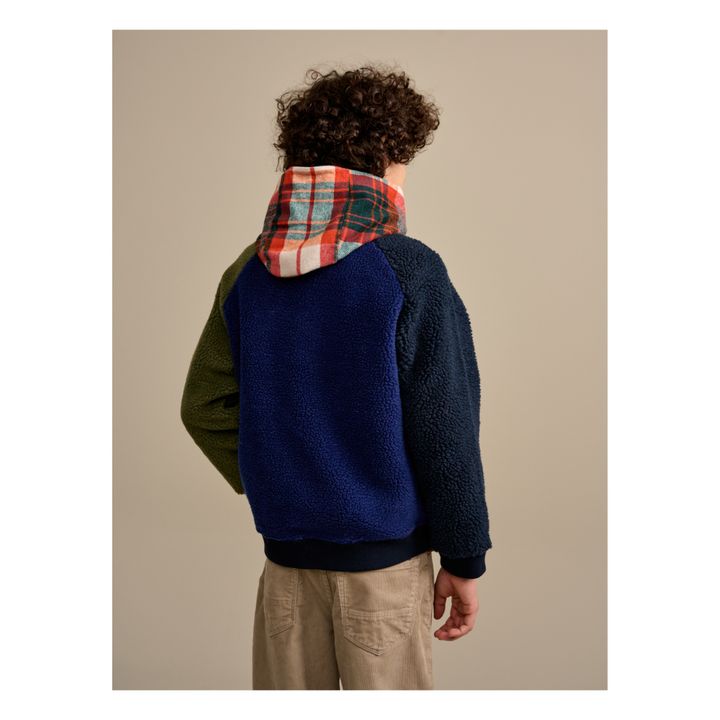 Almo Zip-Up Polar Fleece Sweatshirt | Azul Marino- Imagen del producto n°5