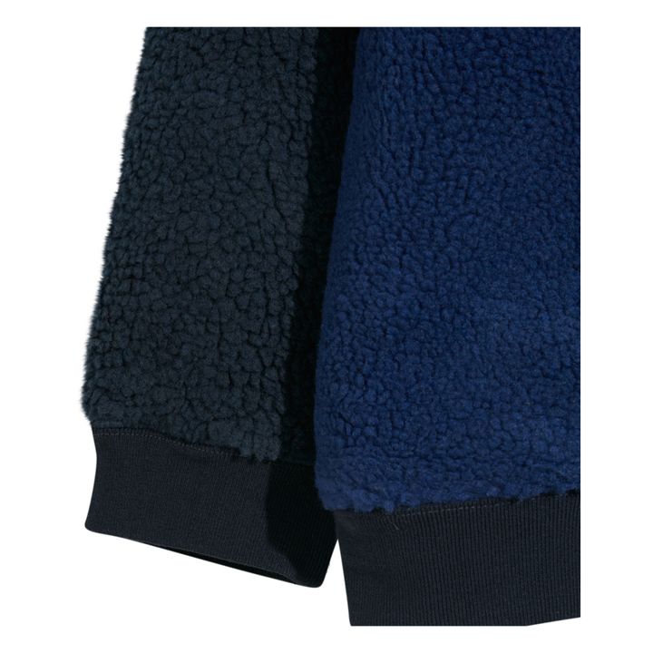 Almo Zip-Up Polar Fleece Sweatshirt | Azul Marino- Imagen del producto n°7