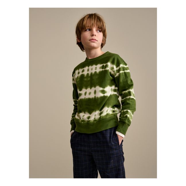 Binch Organic Cotton Tie-Dye Sweatshirt | Green