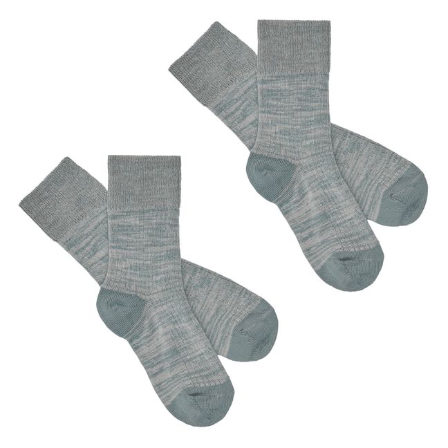 Socks - Set of 2 Azul Gris