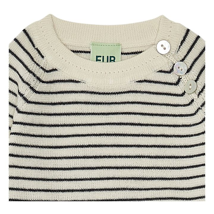 Merino Wool Jumpsuit Ecru FUB Fashion Baby