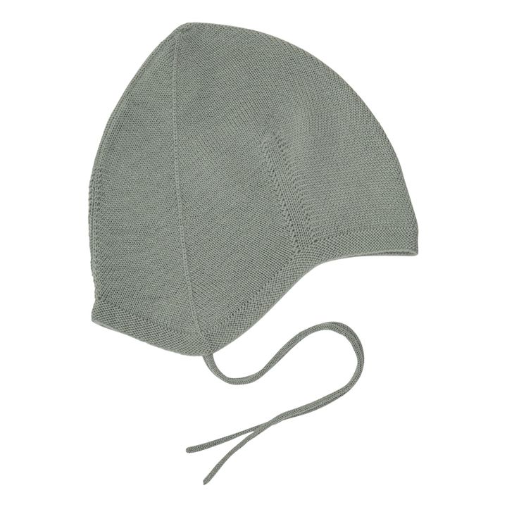 Merino Wool Bonnet | Grün- Produktbild Nr. 0