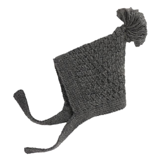 Taneo Alpaca Wool Bonnet | Grau Meliert