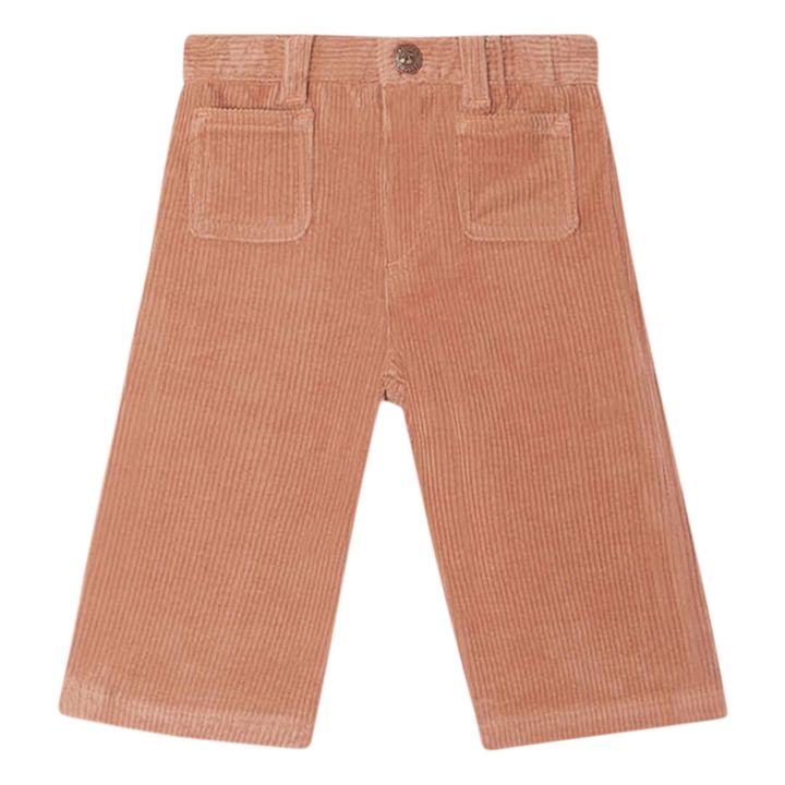 Lot De 4 Pantalons Fille Rags Land En Velours Côtelé - Taille 4 Ans, Motifs Floraux - Occasion Très Bon état
