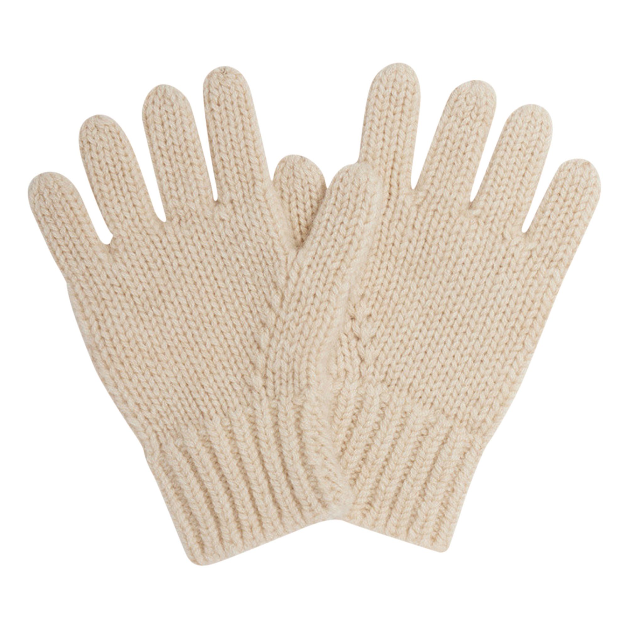 Birk Cashmere Gloves | Beige- Product image n°0