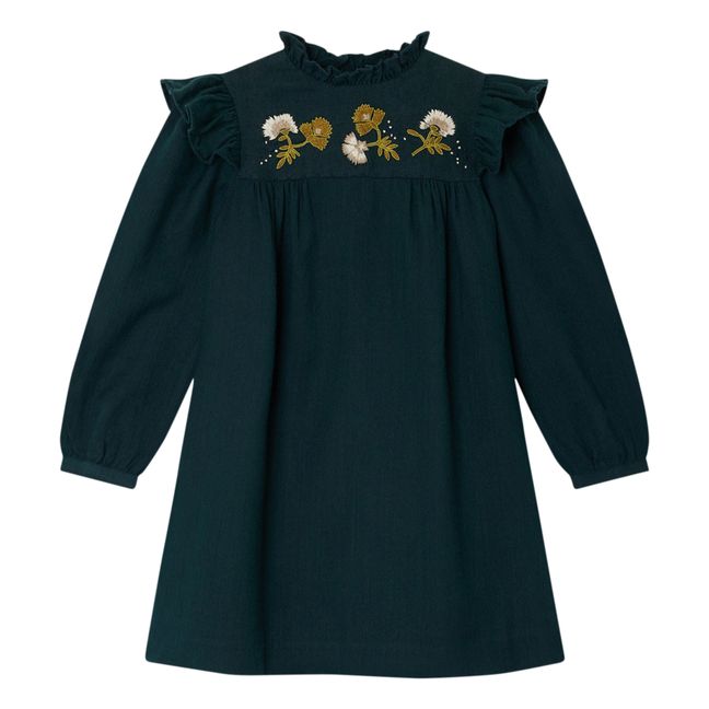 Tilia Embroidered Dress | Graublau