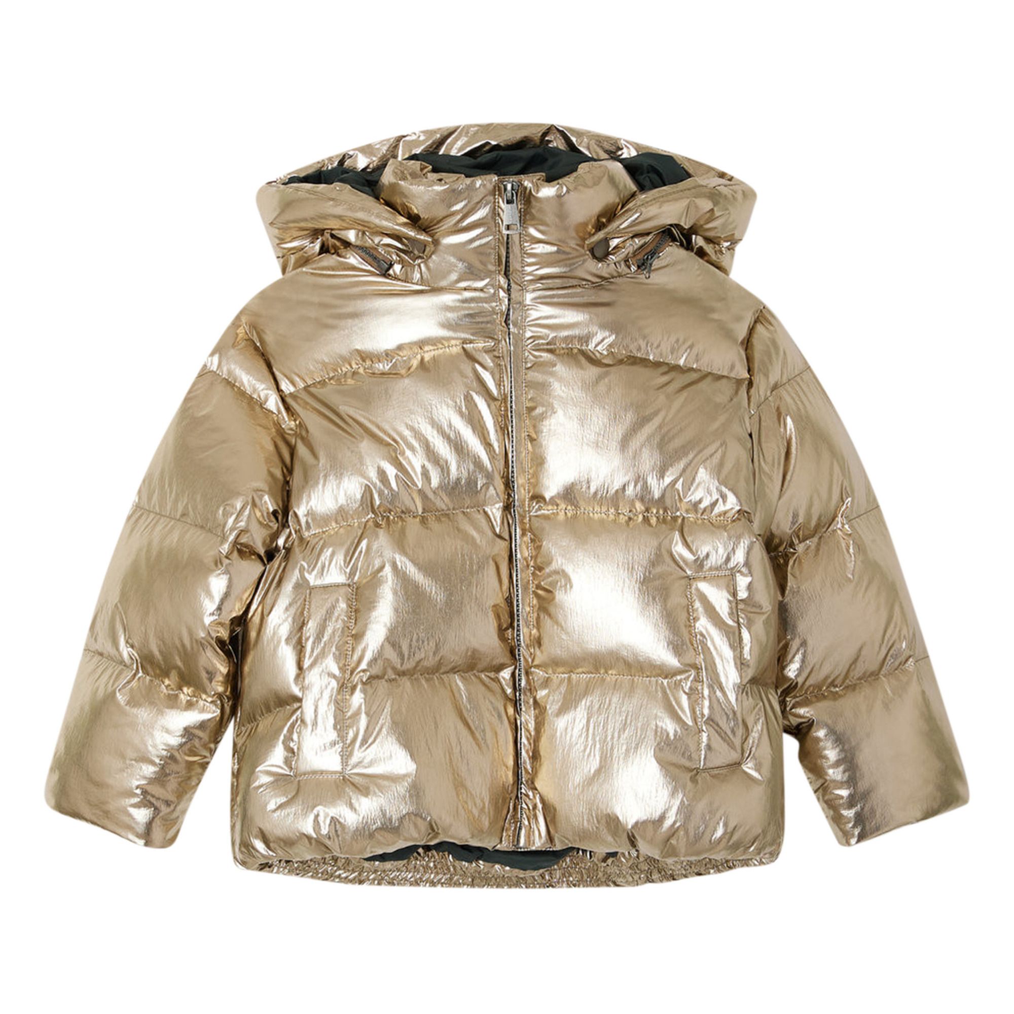 Blythe Metallic Puffer Jacket | Dorado- Imagen del producto n°0