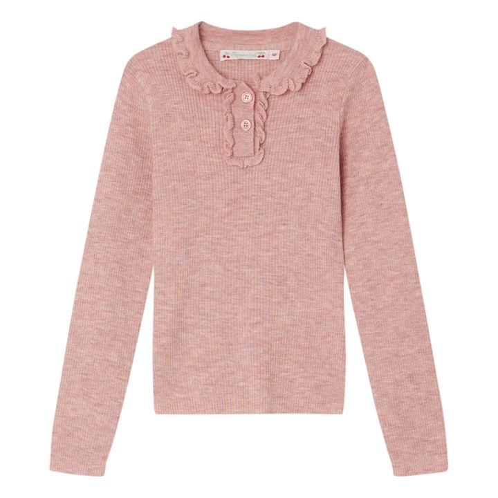 Tiara Merino Wool Jumper | Pink- Product image n°0