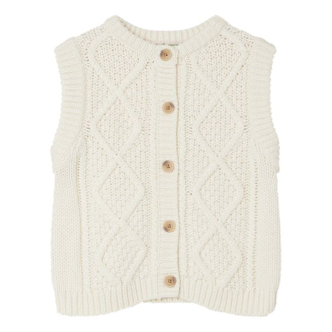 Bobolene Cotton and Wool Vest | Crudo