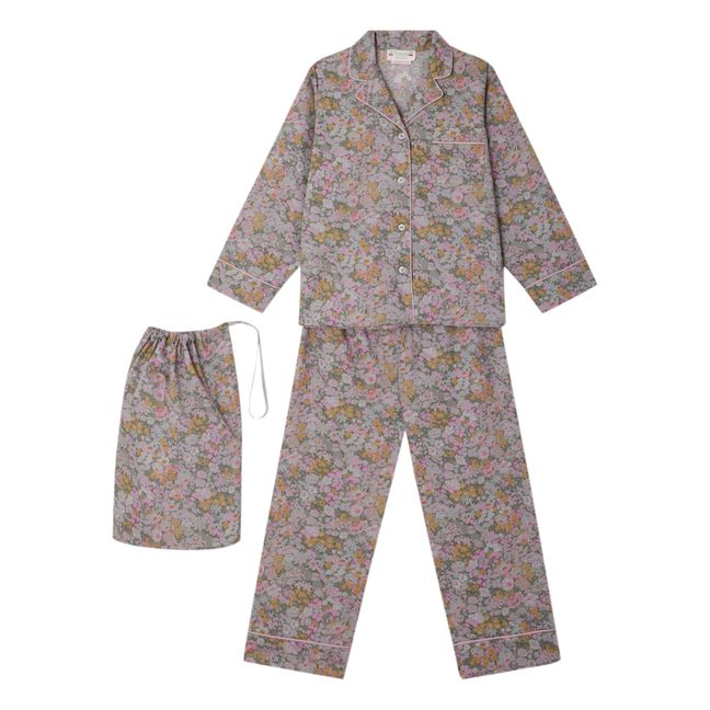 Pyjama Chemise + Pantalon Liberty Exclusif Dormeur Parme