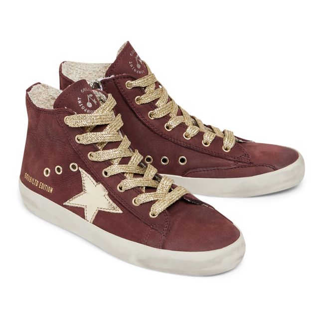 High-Top Lace-Up Sneakers - Bonpoint x Golden Goose | Plum