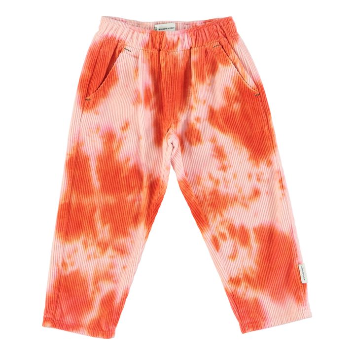 Tie-Dye Trousers | Orange- Product image n°0