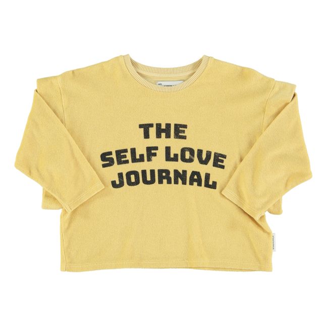 T-shirt self love Jaune