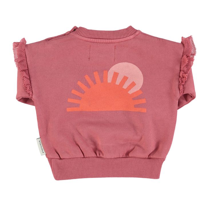 Frill Shoulder Sweatshirt | Pink- Product image n°7