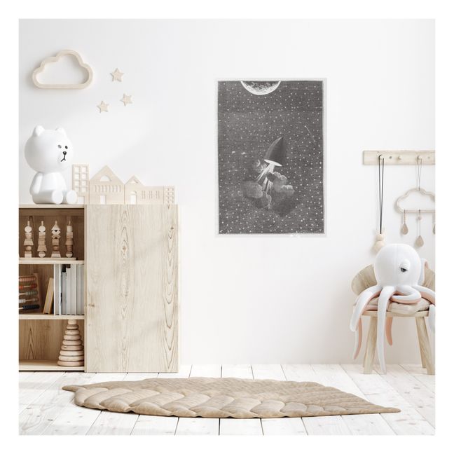 Jules Verne 1, Journey to the Moon - Adhesive Removable Poster -