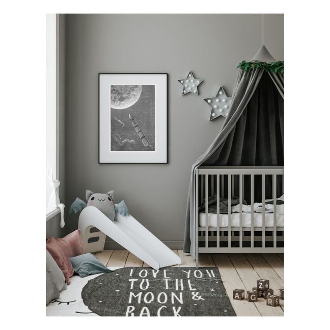 Jules Verne 2, From the Earth to the Moon - Adhesive Removable Poster