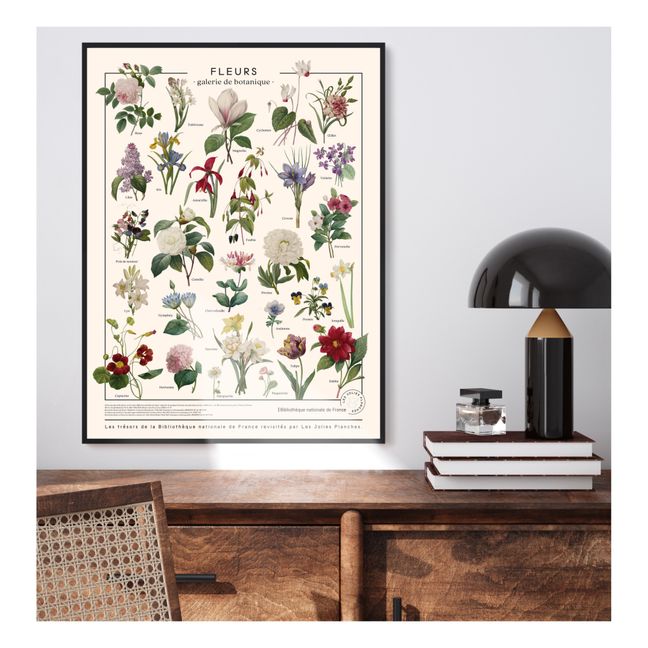 Treasures of the BNF Flower Poster