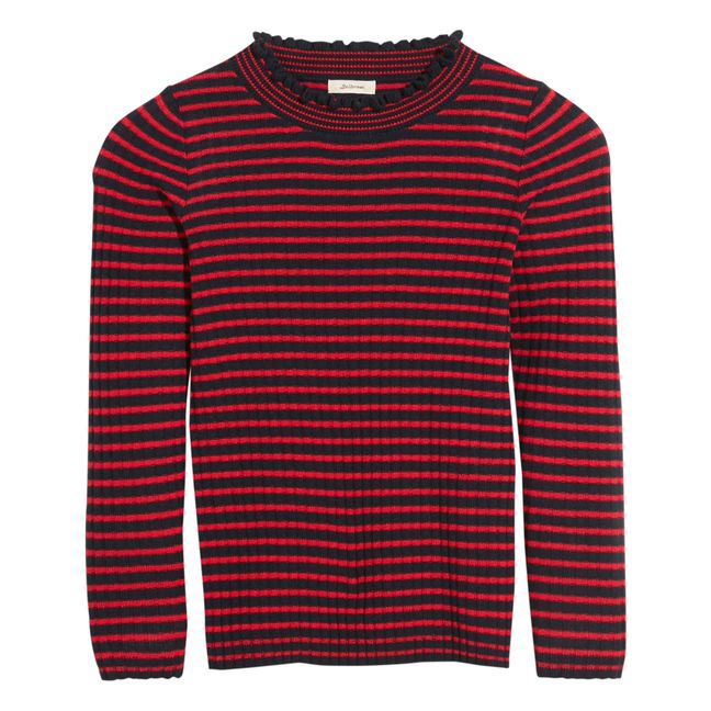 Goura Ribbed Jumper Rosso