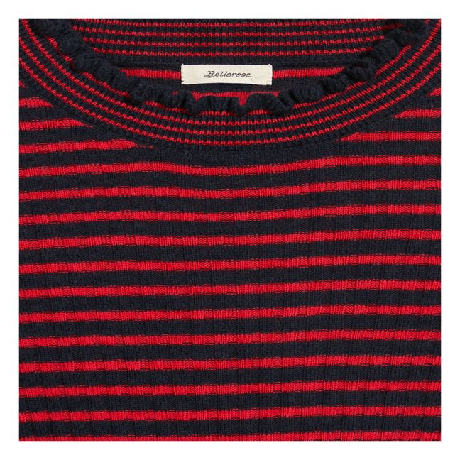 Pull Côtelé Goura | Rouge
