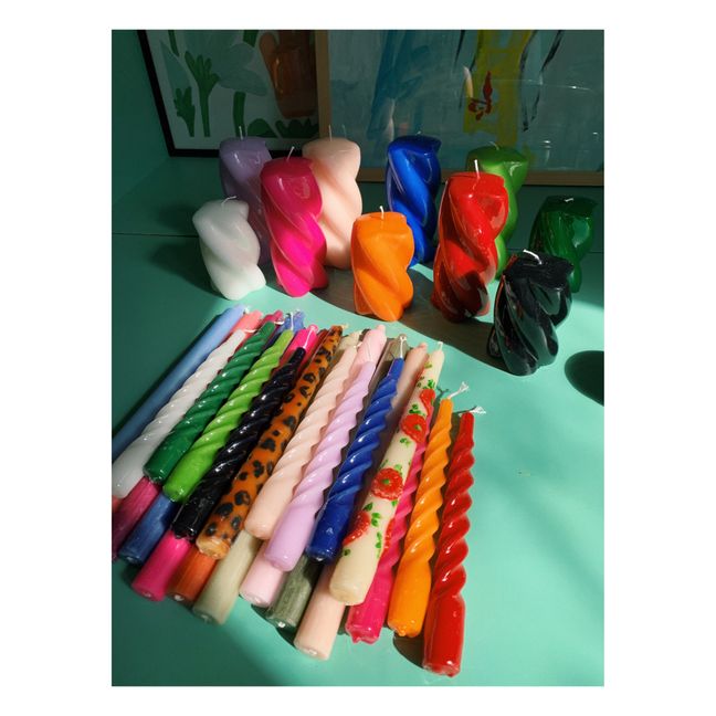 Bougies Flower - Set de 2