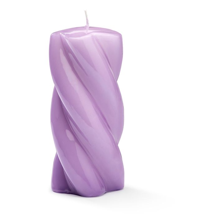 Blunt Twisted Candle - 15 cm Viola- Immagine del prodotto n°0