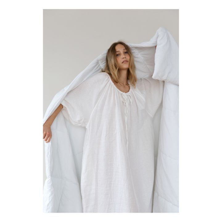 The Blousy Linen Dress Blanco- Imagen del producto n°2