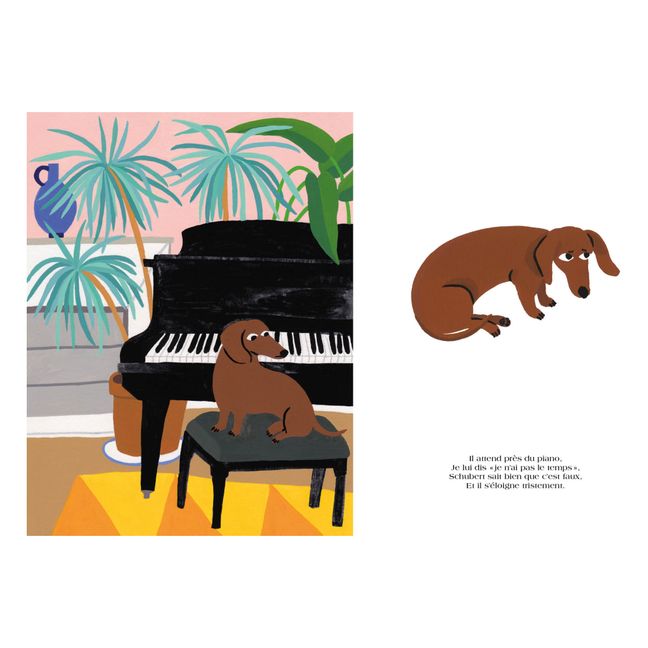 Livre Schubert le chien musicien - A. Leone & L. Maupetit