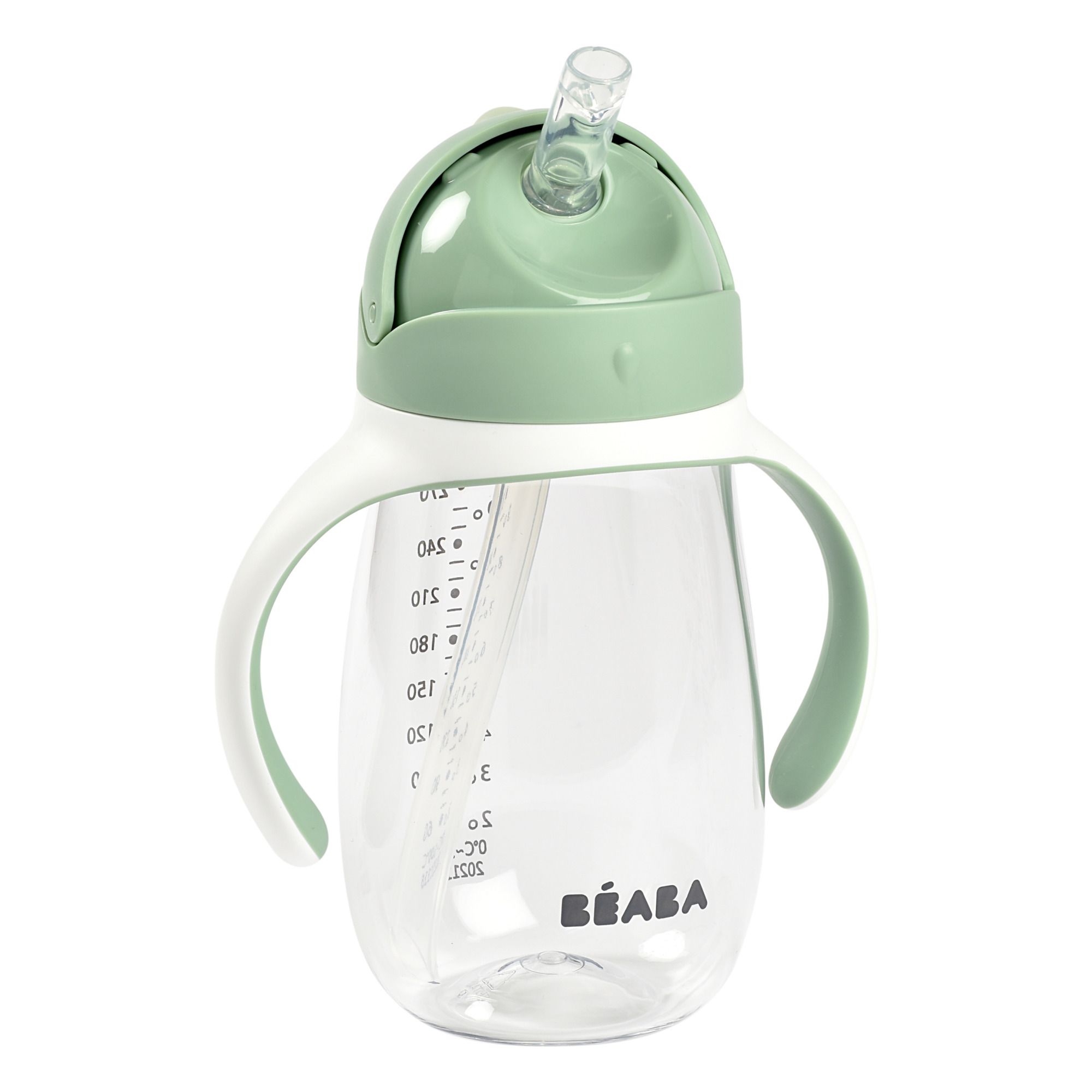 Beaba - Stainless Steel Kids Water Bottle, Sage