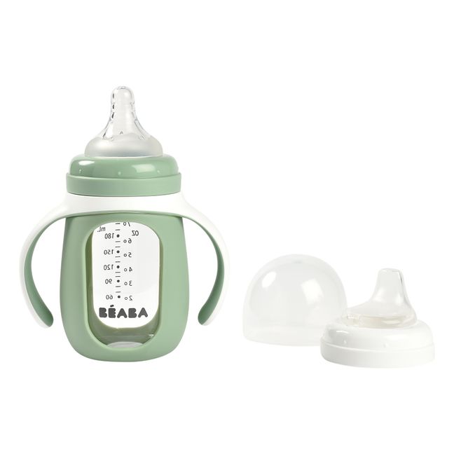 Glass Training Bottle | Sage