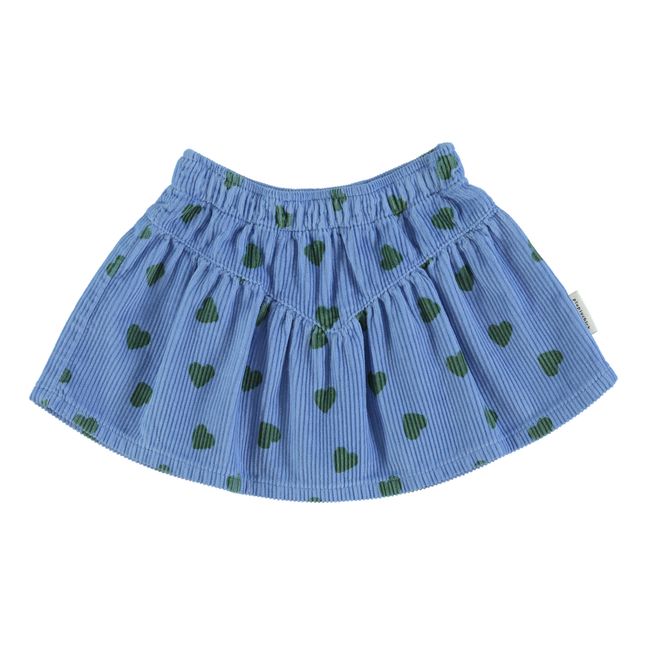 Heart Mini Skirt | Blue