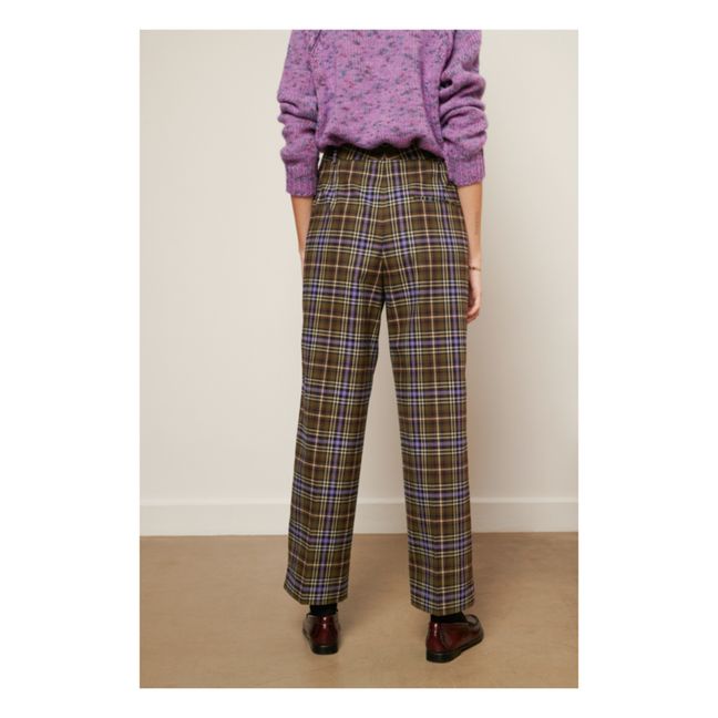 Romuald Tartan Trousers | Violett