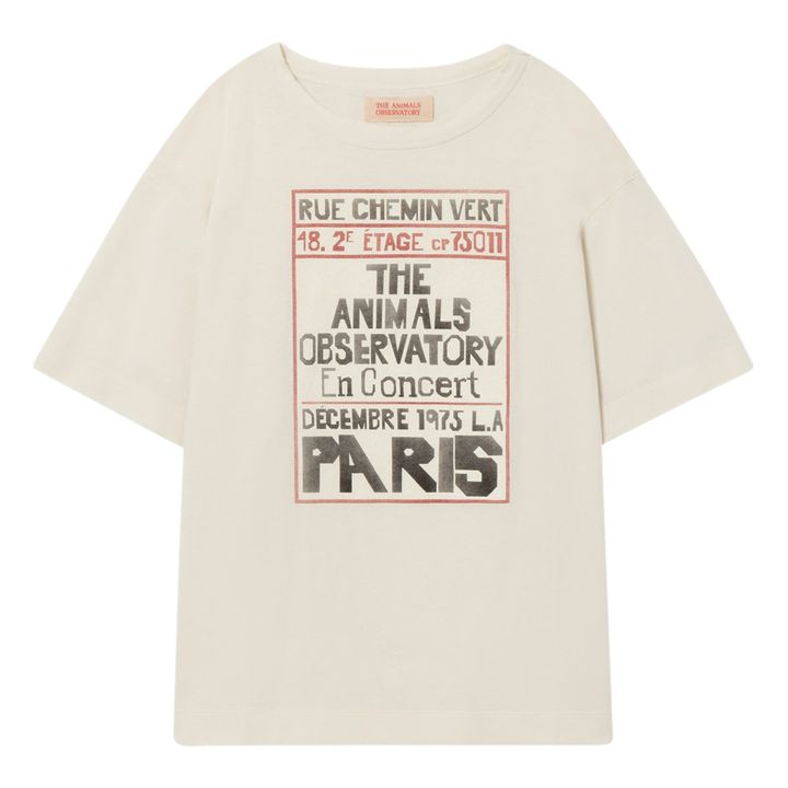 T-shirt Rooster Concert Crème- Image produit n°0
