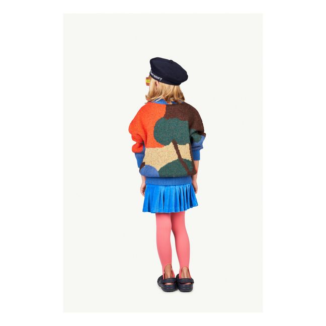 Bird Velvet Skirt | Azul