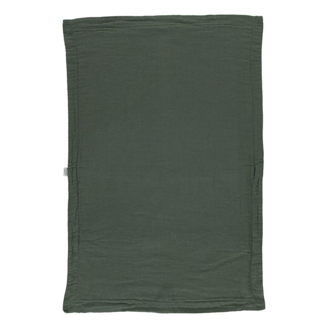 Tamaris Cotton Muslin Pillow Case | Forest Green