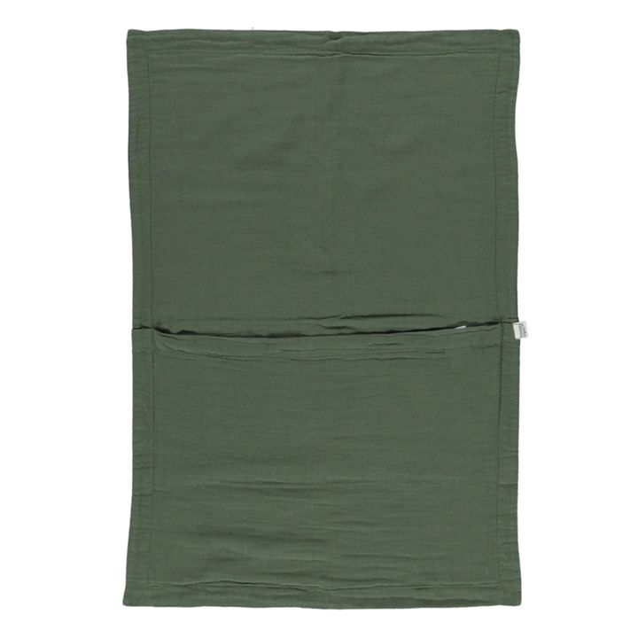 Tamaris Cotton Muslin Pillow Case | Forest Green- Product image n°2