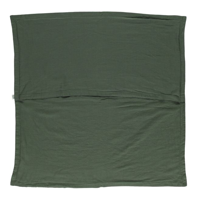 Tamaris Cotton Muslin Pillow Case | Forest Green