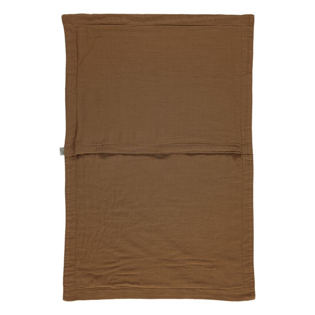 Taie d'oreiller Tamaris en double gaze de coton | Terracotta