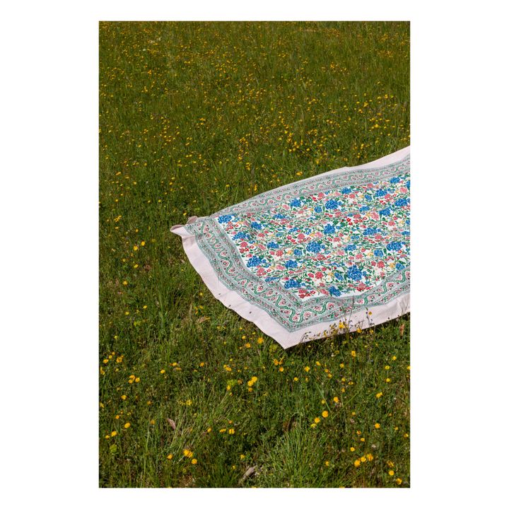 Kerzon Flowers Sarong Tablecloth | Azul- Imagen del producto n°2