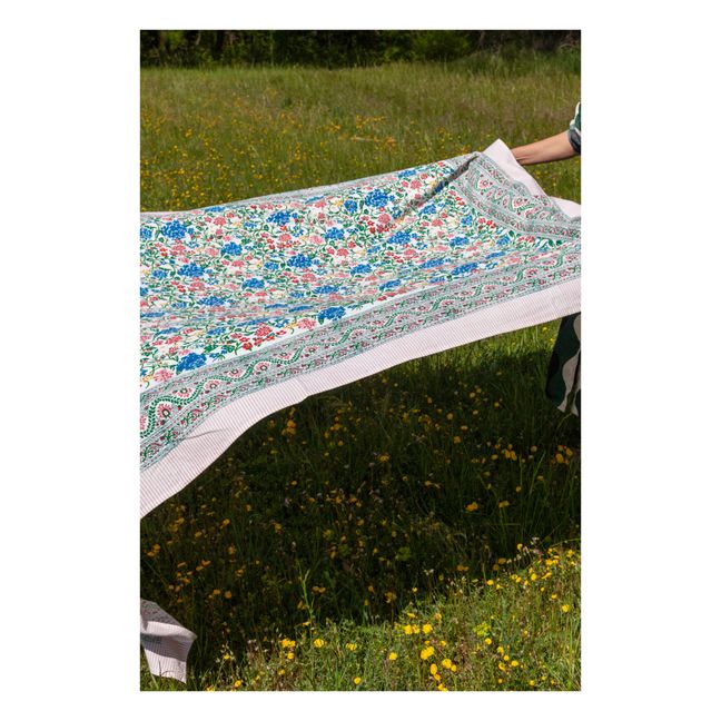 Kerzon Flowers Sarong Tablecloth | Azul