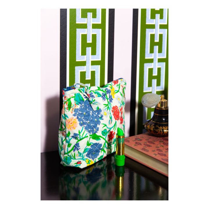 Kerzon Flowers Toiletry Bag | Azul- Imagen del producto n°1