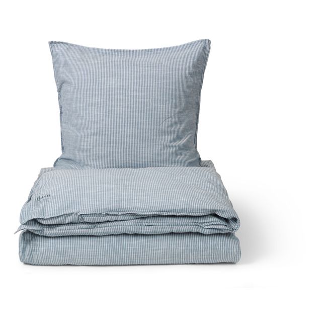 Set di biancheria da letto, in popeline di cotone | Indigo