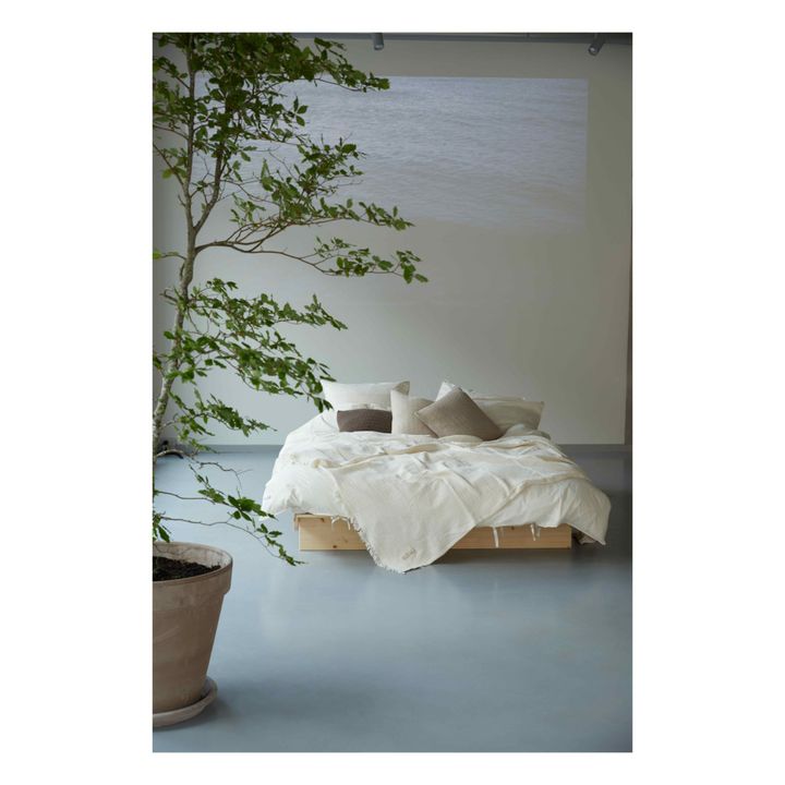 Raul Lama Wool Cushion | Braun- Produktbild Nr. 1