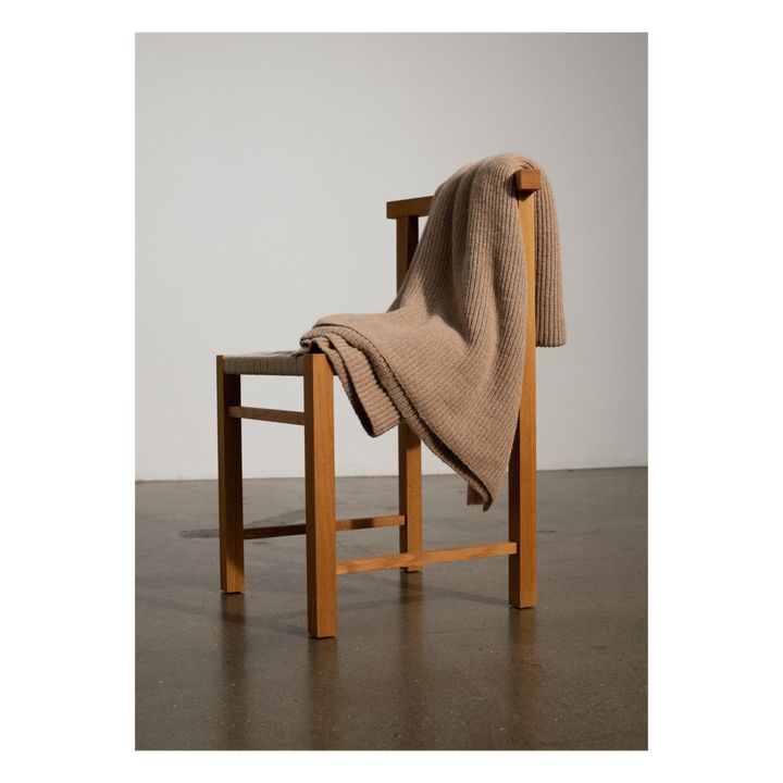 Manta de lana de llama Tito | Beige rosado- Imagen del producto n°1