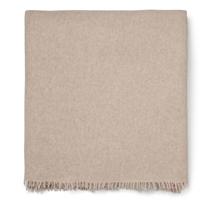 Arlo Wool and Cashmere Blanket | Ocker- Produktbild Nr. 0