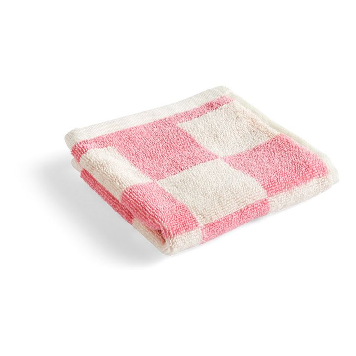 Check Bath Mitten | Rosa- Imagen del producto n°0