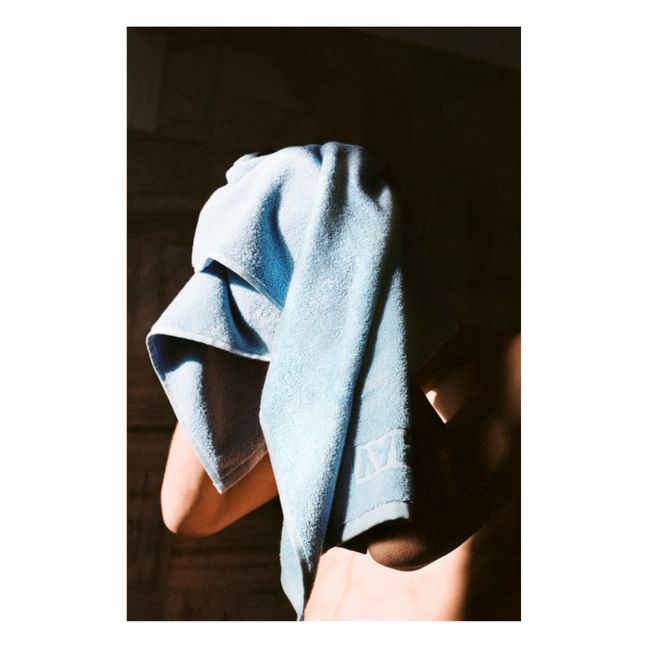 Mono Bath Towel | Hellblau
