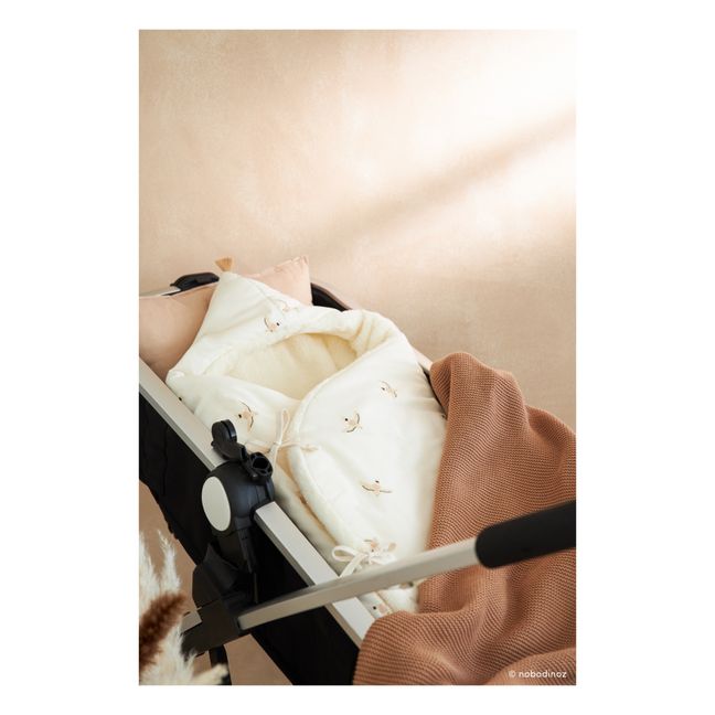 Nid d'ange en coton bio, doublé polaire Cozy