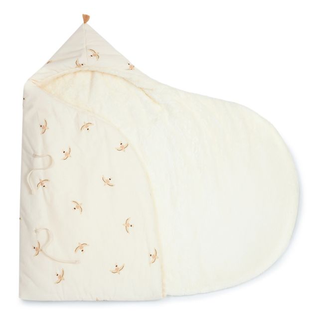 Nid d'ange en coton bio, doublé polaire Cozy