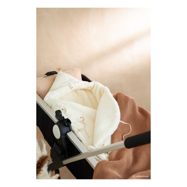 Nid d'ange en coton bio, doublé polaire Cozy