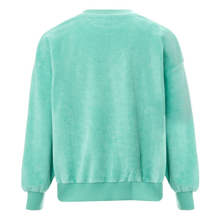 Eat Local Terry Cloth Breastfeeding Sweatshirt | Green- Product image n°6